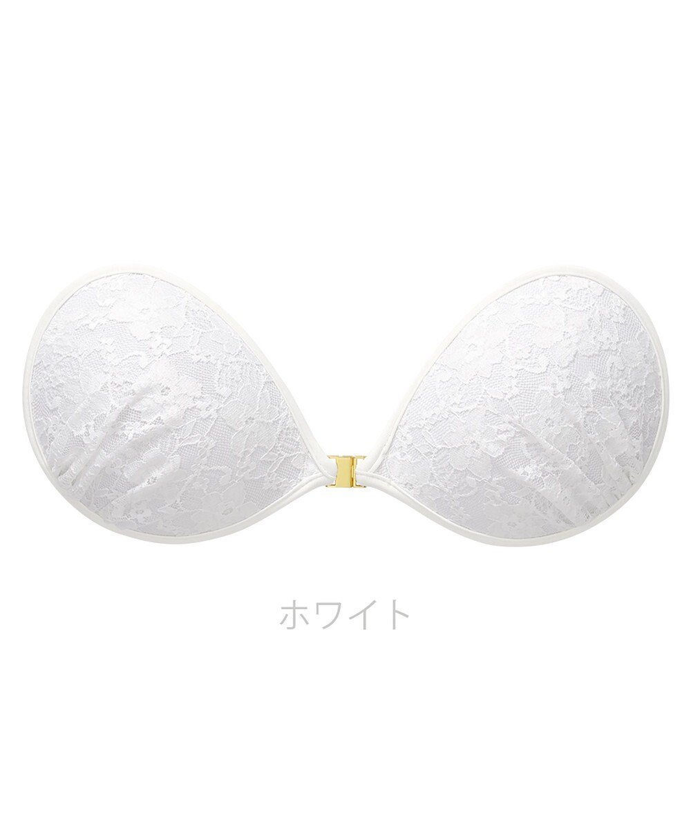 【ブラデリス ニューヨーク/BRADELIS New York】の【NuBra / ボリュームアップ】パテッドヌーブラ フェリス 蒸れにくい バックレス コレクション デザインヌーブラ 正規品 インテリア・キッズ・メンズ・レディースファッション・服の通販 founy(ファニー) 　ファッション　Fashion　レディースファッション　Fashion for Women　バッグ　Bags　アンダー　Underwear Essentials　オイル　Body Oil　キャミソール　Camisole, Spaghetti Strap Top　クラシカル　Classical, Vintage-Inspired　コレクション　Collection, Seasonal Line　軽量　Lightweight, Ultra Light　ショルダー　Shoulder, Shoulder Strap　シリコン　Silicone, Silicone Material　タオル　Towel, Bath Towel　ドレス　Dress, One-Piece　人気　Popular, Best Seller　パイピング　Piping, Trim Design　フェミニン　Feminine, Girly　フォルム　Silhouette, Form　フラワー　Flower, Floral　ブラジャー　Bra, Lingerie　モチーフ　Motif, Design Theme　ランジェリー　Lingerie, Intimate Wear　レース　Lace, Lace Fabric　A/W・秋冬　Autumn/Winter　おすすめ　Recommended / Our Picks　結婚式　Wedding　ホワイト|ID: prp329100004768344 ipo3291000000034536330