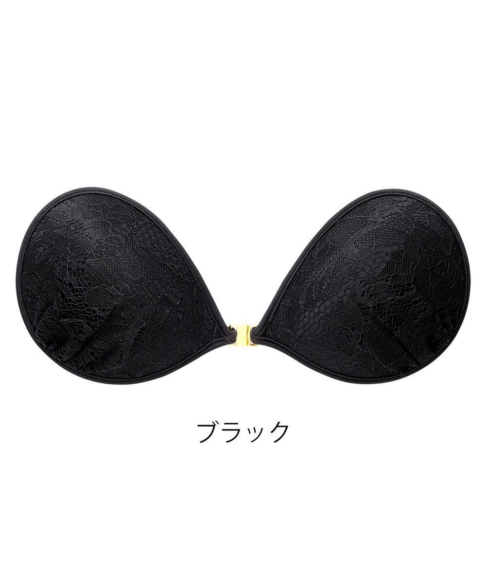 【ブラデリス ニューヨーク/BRADELIS New York】の【NuBra / ボリュームアップ】パテッドヌーブラ ミリーヴ 蒸れにくい バックレス コレクション デザインヌーブラ 正規品 インテリア・キッズ・メンズ・レディースファッション・服の通販 founy(ファニー) 　ファッション　Fashion　レディースファッション　Fashion for Women　バッグ　Bags　アンダー　Underwear Essentials　オイル　Body Oil　キャミソール　Camisole, Spaghetti Strap Top　クラシック　Classic, Timeless Style　コレクション　Collection, Seasonal Line　軽量　Lightweight, Ultra Light　ショルダー　Shoulder, Shoulder Strap　シリコン　Silicone, Silicone Material　タオル　Towel, Bath Towel　ドレス　Dress, One-Piece　人気　Popular, Best Seller　パイピング　Piping, Trim Design　フェミニン　Feminine, Girly　フォルム　Silhouette, Form　ブラジャー　Bra, Lingerie　ランジェリー　Lingerie, Intimate Wear　レース　Lace, Lace Fabric　A/W・秋冬　Autumn/Winter　おすすめ　Recommended / Our Picks　結婚式　Wedding　ブラック|ID: prp329100004768345 ipo3291000000034536333