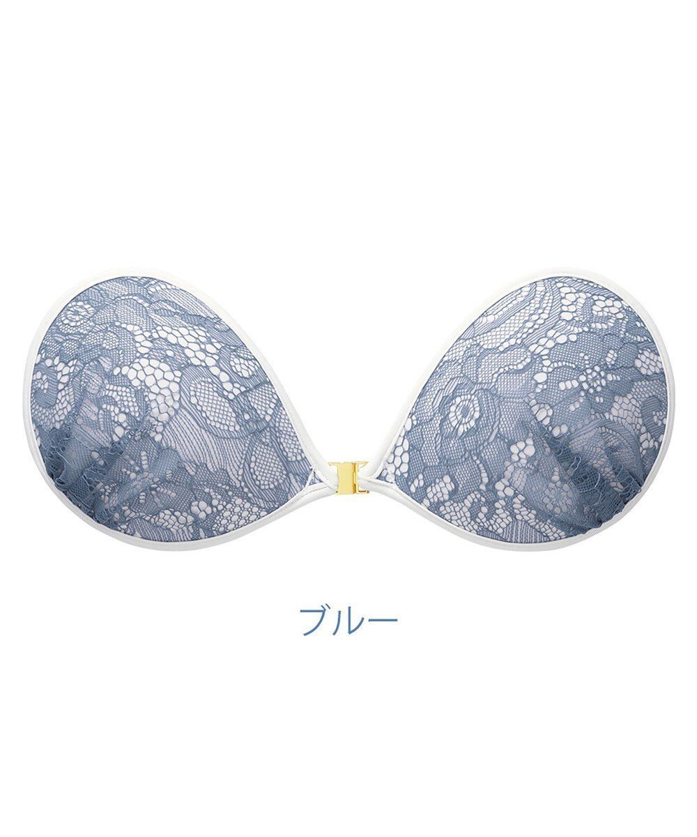 【ブラデリス ニューヨーク/BRADELIS New York】の【NuBra / ボリュームアップ】パテッドヌーブラ ミリーヴ 蒸れにくい バックレス コレクション デザインヌーブラ 正規品 インテリア・キッズ・メンズ・レディースファッション・服の通販 founy(ファニー) 　ファッション　Fashion　レディースファッション　Fashion for Women　バッグ　Bags　アンダー　Underwear Essentials　オイル　Body Oil　キャミソール　Camisole, Spaghetti Strap Top　クラシック　Classic, Timeless Style　コレクション　Collection, Seasonal Line　軽量　Lightweight, Ultra Light　ショルダー　Shoulder, Shoulder Strap　シリコン　Silicone, Silicone Material　タオル　Towel, Bath Towel　ドレス　Dress, One-Piece　人気　Popular, Best Seller　パイピング　Piping, Trim Design　フェミニン　Feminine, Girly　フォルム　Silhouette, Form　ブラジャー　Bra, Lingerie　ランジェリー　Lingerie, Intimate Wear　レース　Lace, Lace Fabric　A/W・秋冬　Autumn/Winter　おすすめ　Recommended / Our Picks　結婚式　Wedding　ブルー|ID: prp329100004768345 ipo3291000000034536334