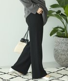 【アメリカンホリック/AMERICAN HOLIC】のバイパチリブニットパンツ Black|ID: prp329100004768350 ipo3291000000034536349