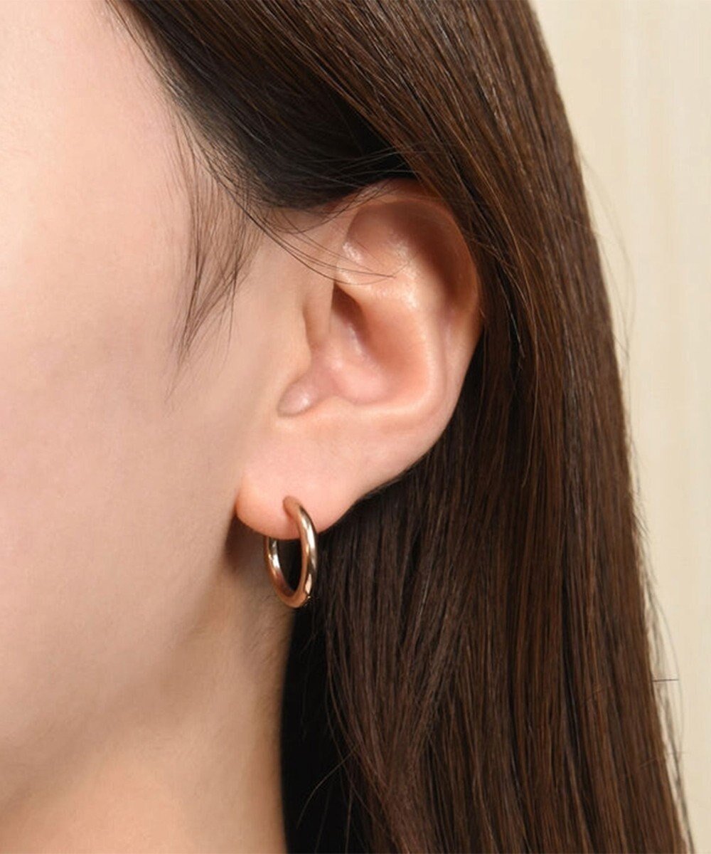 【ブランコトーキョー/blancotokyo】の【金属アレルギー対応】シンプルフープピアス CALM インテリア・キッズ・メンズ・レディースファッション・服の通販 founy(ファニー) 　ファッション　Fashion　レディースファッション　Fashion for Women　アクセサリー　Fashion Accessories　コーティング　Coating, Coated Finish　シンプル　Simple, Minimal　おすすめ　Recommended / Our Picks　ピンクゴールド|ID: prp329100004768352 ipo3291000000035696425