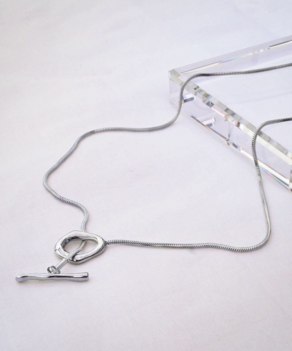 【その他のブランド/Other】の【金属アレルギー対応】ニュアンスラリエットネックレス FLUIR インテリア・キッズ・メンズ・レディースファッション・服の通販 founy(ファニー) 　ファッション　Fashion　レディースファッション　Fashion for Women　ジュエリー　Jewelry　ネックレス　Necklaces & Pendants　アクセサリー　Fashion Accessories　コーティング　Coating, Coated Finish　シンプル　Simple, Minimal　ネックレス　Necklace, Pendant Necklace　シルバー|ID: prp329100004768356 ipo3291000000034536371