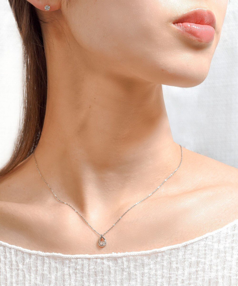 【その他のブランド/Other】の【金属アレルギー対応】ドロップモチーフネックレス RUGIADA インテリア・キッズ・メンズ・レディースファッション・服の通販 founy(ファニー) 　ファッション　Fashion　レディースファッション　Fashion for Women　ジュエリー　Jewelry　ネックレス　Necklaces & Pendants　アクセサリー　Fashion Accessories　コーティング　Coating, Coated Finish　シンプル　Simple, Minimal　ネックレス　Necklace, Pendant Necklace　モチーフ　Motif, Design Theme　シルバー|ID: prp329100004768364 ipo3291000000034536395