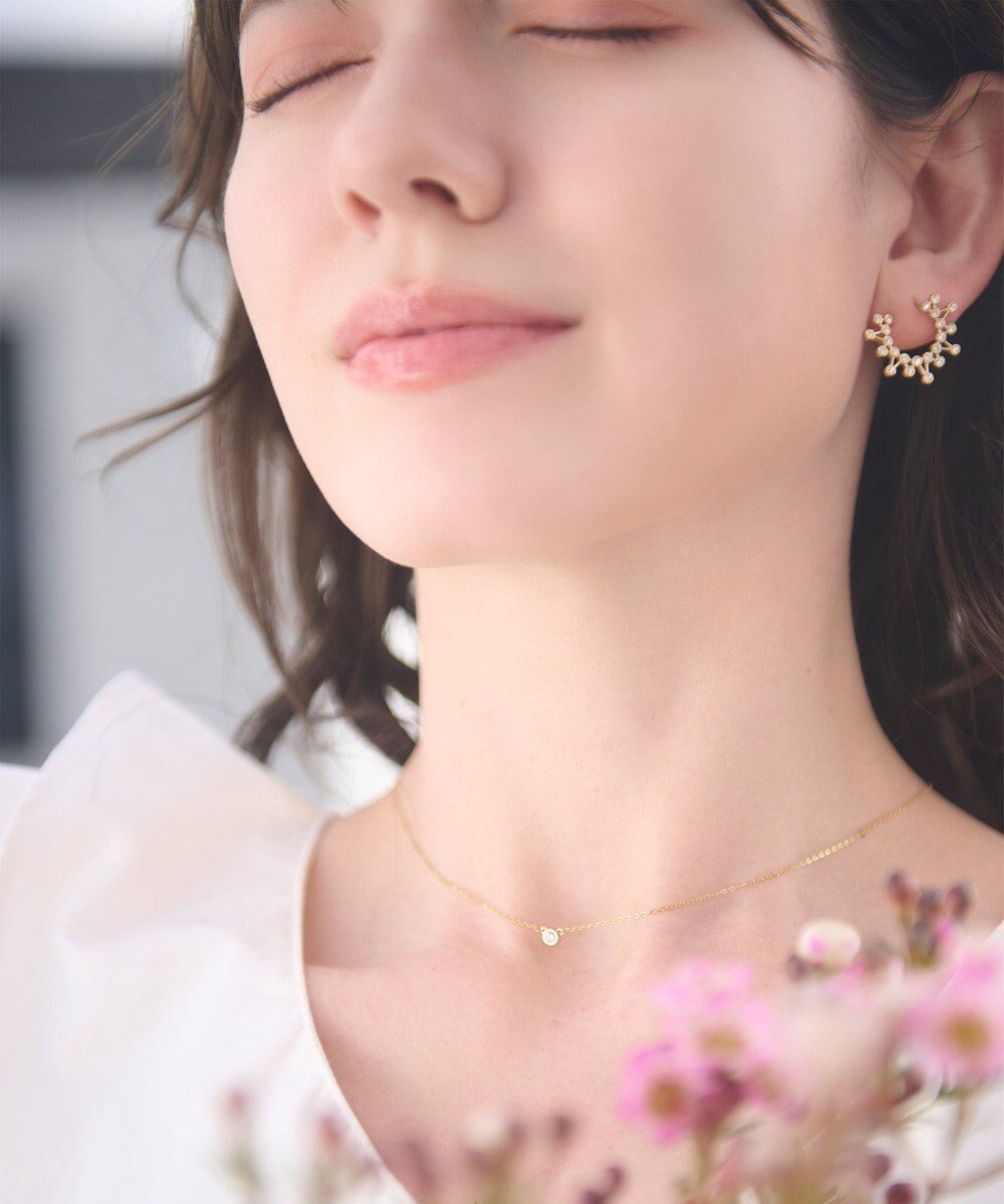 【その他のブランド/Other】の【金属アレルギー対応】ジルコニアネックレス SOTHIS インテリア・キッズ・メンズ・レディースファッション・服の通販 founy(ファニー) 　ファッション　Fashion　レディースファッション　Fashion for Women　ジュエリー　Jewelry　ネックレス　Necklaces & Pendants　アクセサリー　Fashion Accessories　コーティング　Coating, Coated Finish　シンプル　Simple, Minimal　ネックレス　Necklace, Pendant Necklace　おすすめ　Recommended / Our Picks　エレガント 上品　Elegant　ゴールド|ID: prp329100004768367 ipo3291000000034536408