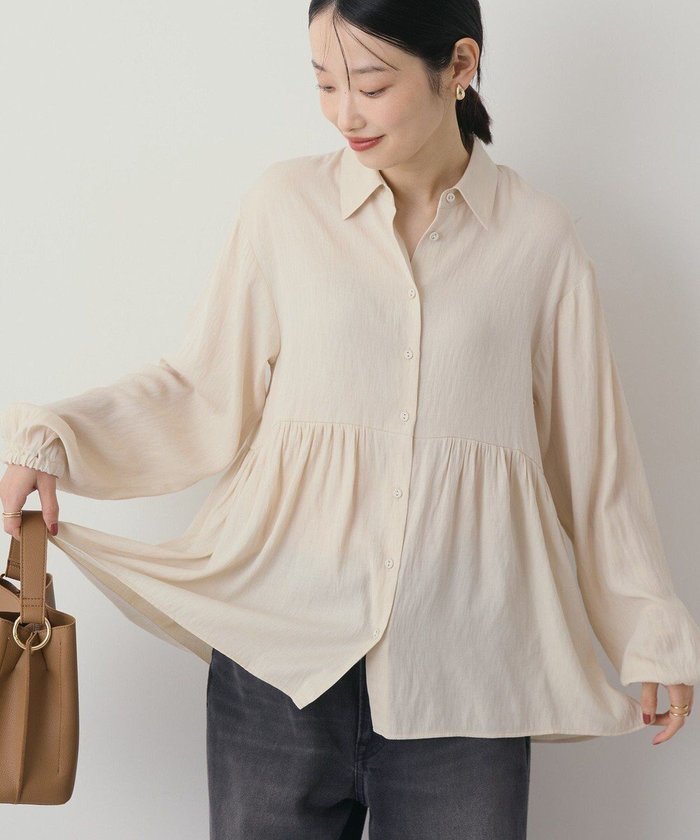 【アメリカンホリック/AMERICAN HOLIC】のサテンティアードブラウス インテリア・キッズ・メンズ・レディースファッション・服の通販 founy(ファニー) https://founy.com/ ファッション Fashion レディースファッション Fashion for Women トップス・カットソー Cut & Sew Tops シャツ・ブラウス・オフィスカジュアル Elegant Blouses & Button-Ups アメリカン American Style ギャザー Gathered, Ruffled コンパクト Compact, Small Size サテン Satin, Glossy Fabric シンプル Simple, Minimal スタイリッシュ Stylish, Fashionable デニム Denim, Jeans Material ポケット Pocket, Pocket Detail A/W・秋冬 Autumn/Winter おすすめ Recommended / Our Picks |ID: prp329100004768372 ipo3291000000034536431