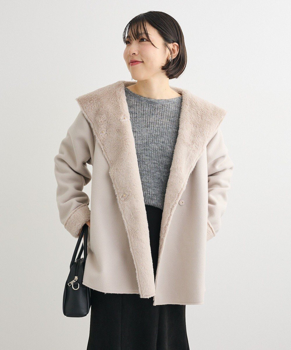 【グリーンパークス/Green Parks】のフーディガウンコート 人気、トレンドファッション・服の通販 founy(ファニー) ファッション Fashion レディースファッション Fashion for Women アウター Coat / Outerwear Collection コート・ロングコート・ピーコート Long Coats, Peacoats & More レディースジャケット・軽アウター Jackets おすすめ Recommended / Our Picks ガウン Gown, Robe ジャケット Jacket, Outerwear フェルト Felt, Felt Fabric フォルム Silhouette, Form ポケット Pocket, Pocket Detail 今季 This Season, Current Season A/W・秋冬 Autumn/Winter other-1|ID: prp329100004768378 ipo3291000000034536458