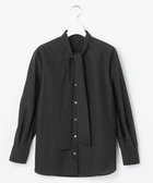 【自由区/JIYU-KU】のナチュラルタッチボウタイ ブラウス ブラック|ID: prp329100004768384 ipo3291000000034536493