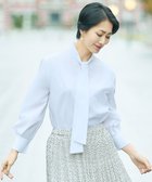 【自由区/JIYU-KU】の【カタログ掲載】ナチュラルタッチボウタイ ブラウス オフ|ID: prp329100004768384 ipo3291000000034606565