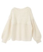 【グリーンパークス/Green Parks】の・Petit Fleur シャギーキリカエニット Off White|ID: prp329100004768386 ipo3291000000034536503