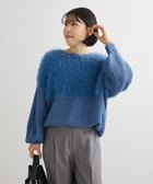【グリーンパークス/Green Parks】の・Petit Fleur シャギーキリカエニット Blue|ID: prp329100004768386 ipo3291000000034536510
