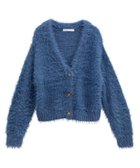 【グリーンパークス/Green Parks】の・Petit Fleur シャギーニットカーディガン Blue|ID: prp329100004768387 ipo3291000000034536518