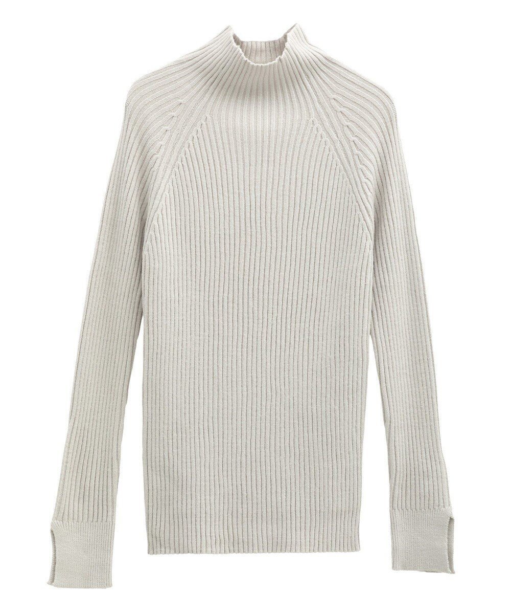 【グリーンパークス/Green Parks】の・Petit Fleur ボトルネックリブニット インテリア・キッズ・メンズ・レディースファッション・服の通販 founy(ファニー) ファッション Fashion レディースファッション Fashion for Women トップス・カットソー Cut & Sew Tops ニット Knit Tops & Sweaters シンプル Simple, Minimal セーター Sweater, Knitwear ボトルネック Bottle Neck, Mock Neck ポケット Pocket, Pocket Detail A/W・秋冬 Autumn/Winter Light Gray|ID: prp329100004768388 ipo3291000000034536521