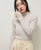 【グリーンパークス/Green Parks】の・Petit Fleur ボトルネックリブニット 人気、トレンドファッション・服の通販 founy(ファニー) ファッション Fashion レディースファッション Fashion for Women トップス・カットソー Cut & Sew Tops ニット Knit Tops & Sweaters シンプル Simple, Minimal セーター Sweater, Knitwear ボトルネック Bottle Neck, Mock Neck ポケット Pocket, Pocket Detail A/W・秋冬 Autumn/Winter thumbnail Light Gray|ID: prp329100004768388 ipo3291000000034617584