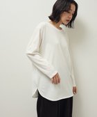 【グリーンパークス/Green Parks】の裾ラウンドホワイトインナー 人気、トレンドファッション・服の通販 founy(ファニー) ファッション Fashion レディースファッション Fashion for Women トップス・カットソー Cut & Sew Tops シャツ・ブラウス・オフィスカジュアル Elegant Blouses & Button-Ups ロングTシャツ・Tシャツ Longline T-Shirts & Tees カットソー・ベーシックTシャツ Cut-and-Sewn Tops / Stretch Tees & Basics おすすめ Recommended / Our Picks インナー Innerwear カットソー Cut and Sewn Top ベーシック Basic, Essential ポケット Pocket, Pocket Detail ラウンド Round, Round Neck ロング Long, Long-Length A/W・秋冬 Autumn/Winter thumbnail Off White|ID: prp329100004768389 ipo3291000000034617595