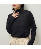 【グリーンパークス/Green Parks】のレースハイネックプルオーバー Black|ID: prp329100004768392 ipo3291000000036034507