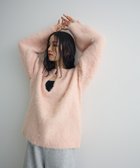 【グリーンパークス/Green Parks】の前後2wayキーネックシャギーニット Pink|ID: prp329100004768397 ipo3291000000034536579