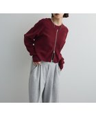 【グリーンパークス/Green Parks】のSET2点Zipニットカーディガン+アメスリタンク Bordeaux|ID: prp329100004768398 ipo3291000000034536587