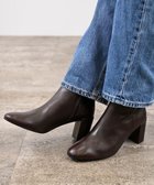 【アポム/APOM】のサイドジップアンクルブーツ70 ダークブラウン|ID: prp329100004768399 ipo3291000000035410623