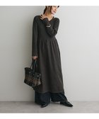 【クラフトスタンダードブティック/CRAFT STANDARD BOUTIQUE】のカットアウトニットワンピース Charcoal Gray|ID: prp329100004768400 ipo3291000000034536592