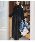 【23区/NIJYUSANKU】の【洗える】ギャザーコンビ ニットワンピース 人気、トレンドファッション・服の通販 founy(ファニー) ファッション Fashion レディースファッション Fashion for Women ワンピース Dresses ニットワンピース Knit Dresses 洗える Machine Washable ギャザー Gathered, Ruffled コンビ Combo, Combination Style シルク Silk, 100% Silk タートルネック Turtleneck, High Neck なめらか Smooth, Silky Texture ポケット Pocket, Pocket Detail A/W・秋冬 Autumn/Winter 冬 Winter / This Winter エレガント 上品 Elegant 2025年 2025 2025-2026秋冬・A/W Autumn/Winter 2025–26 AW25–26 thumbnail ブラック系|ID: prp329100004768401 ipo3291000000034827075