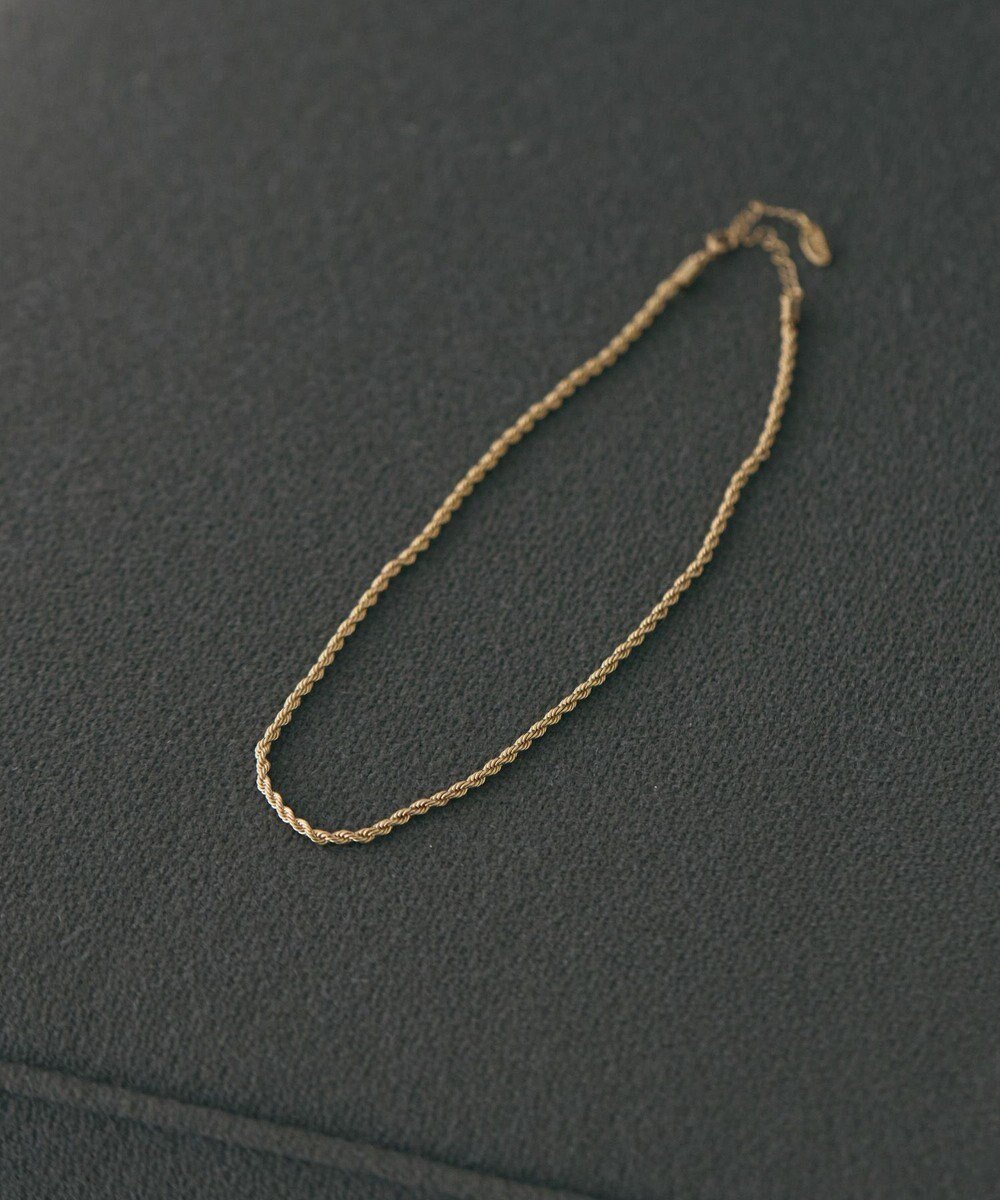 【アメリカンホリック/AMERICAN HOLIC】のツイストチェーンネックレス 人気、トレンドファッション・服の通販 founy(ファニー) 　ファッション　Fashion　レディースファッション　Fashion for Women　ジュエリー　Jewelry　ネックレス　Necklaces & Pendants　アクセサリー　Fashion Accessories　アメリカン　American Style　コンパクト　Compact, Small Size　ショート　Short, Short Length　シンプル　Simple, Minimal　スタイリッシュ　Stylish, Fashionable　チェーン　Chain, Chain Strap　ツイスト　Tweed, Tweed Fabric　デコルテ　Décolleté, Neckline　ネックレス　Necklace, Pendant Necklace　エレガント 上品　Elegant　 other-1|ID: prp329100004768402 ipo3291000000034807581