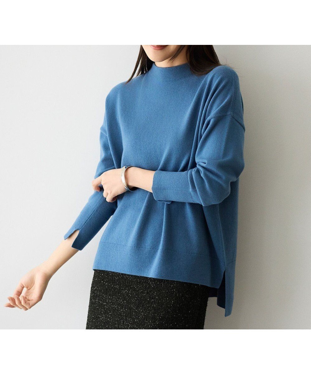 【自由区/JIYU-KU】のウールハイゲージモックネック ニット 人気、トレンドファッション・服の通販 founy(ファニー) ファッション Fashion レディースファッション Fashion for Women トップス・カットソー Cut & Sew Tops ニット Knit Tops & Sweaters おすすめ Recommended / Our Picks シンプル Simple, Minimal スリット Slit, Slit Detail セーター Sweater, Knitwear ベスト Vest, Waistcoat ボックス Boxy, Box Shape モックネック Mock Neck, Short Turtleneck エレガント 上品 Elegant 夏 Summer 春 Spring S/S・春夏 SS, Spring/Summer, Warm Season other-1|ID: prp329100004768406 ipo3291000000034536615