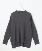 【自由区/JIYU-KU】のウールハイゲージモックネック ニット チャコール|ID: prp329100004768406 ipo3291000000034536618