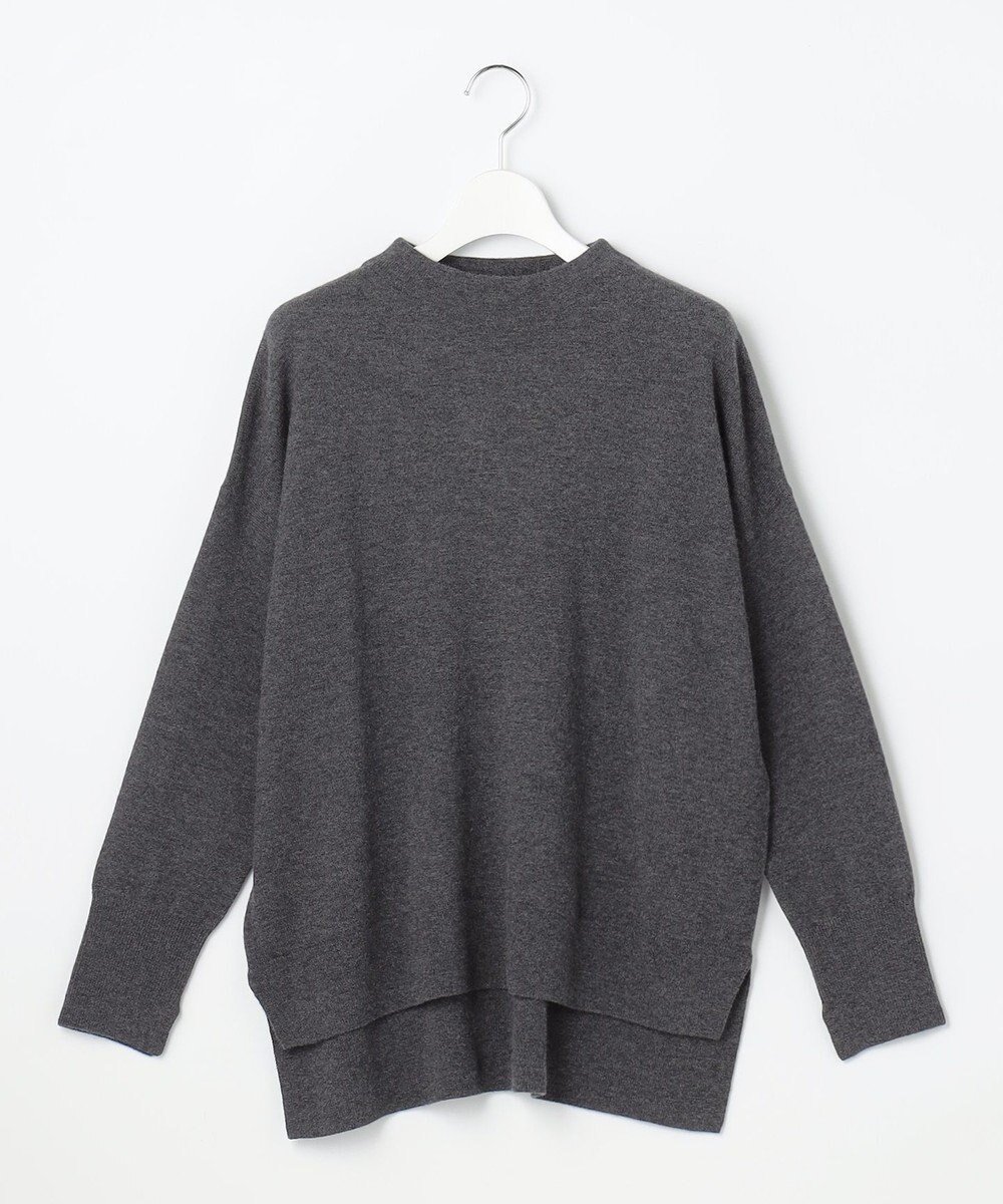 【自由区/JIYU-KU】のウールハイゲージモックネック ニット インテリア・キッズ・メンズ・レディースファッション・服の通販 founy(ファニー) ファッション Fashion レディースファッション Fashion for Women トップス・カットソー Cut & Sew Tops ニット Knit Tops & Sweaters おすすめ Recommended / Our Picks シンプル Simple, Minimal スリット Slit, Slit Detail セーター Sweater, Knitwear ベスト Vest, Waistcoat ボックス Boxy, Box Shape モックネック Mock Neck, Short Turtleneck エレガント 上品 Elegant 夏 Summer 春 Spring S/S・春夏 SS, Spring/Summer, Warm Season チャコール|ID: prp329100004768406 ipo3291000000034536618