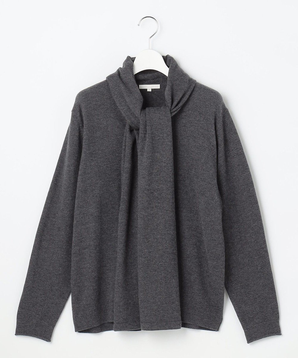 【自由区/JIYU-KU】のウールハイゲージVネック ニット インテリア・キッズ・メンズ・レディースファッション・服の通販 founy(ファニー) 　ファッション　Fashion　レディースファッション　Fashion for Women　トップス・カットソー　Cut & Sew Tops　ニット　Knit Tops & Sweaters　Vネックトップス　V-Neck Tops / V-Cut Neckline Shirts　おすすめ　Recommended / Our Picks　アンサンブル　Ensemble Set　シンプル　Simple, Minimal　ストール　Stole, Wrap　セーター　Sweater, Knitwear　ベスト　Vest, Waistcoat　エレガント 上品　Elegant　夏　Summer　春　Spring　S/S・春夏　SS, Spring/Summer, Warm Season　チャコール|ID: prp329100004768407 ipo3291000000034536623