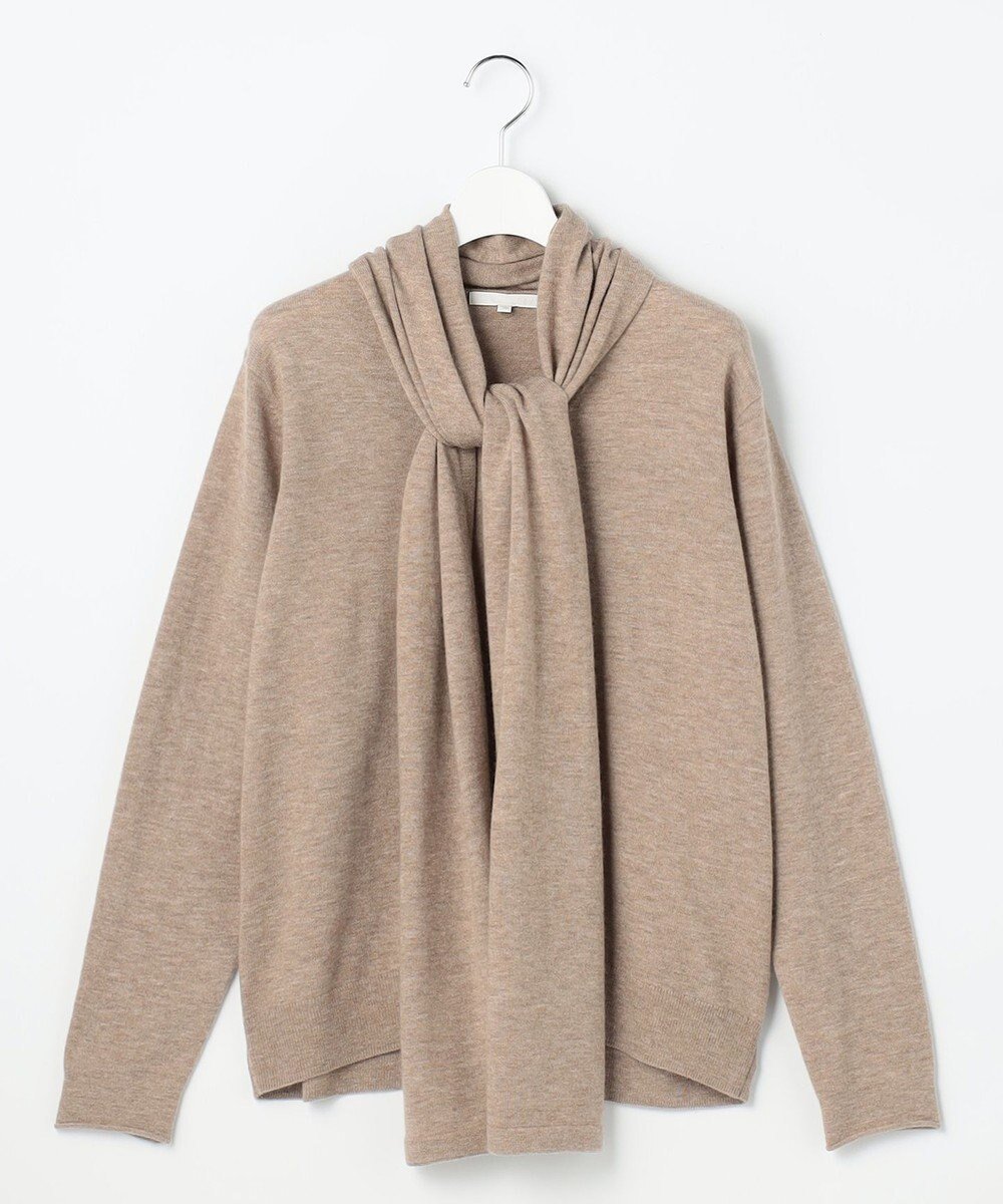 【自由区/JIYU-KU】のウールハイゲージVネック ニット インテリア・キッズ・メンズ・レディースファッション・服の通販 founy(ファニー) 　ファッション　Fashion　レディースファッション　Fashion for Women　トップス・カットソー　Cut & Sew Tops　ニット　Knit Tops & Sweaters　Vネックトップス　V-Neck Tops / V-Cut Neckline Shirts　おすすめ　Recommended / Our Picks　アンサンブル　Ensemble Set　シンプル　Simple, Minimal　ストール　Stole, Wrap　セーター　Sweater, Knitwear　ベスト　Vest, Waistcoat　エレガント 上品　Elegant　夏　Summer　春　Spring　S/S・春夏　SS, Spring/Summer, Warm Season　ベージュ|ID: prp329100004768407 ipo3291000000034536624