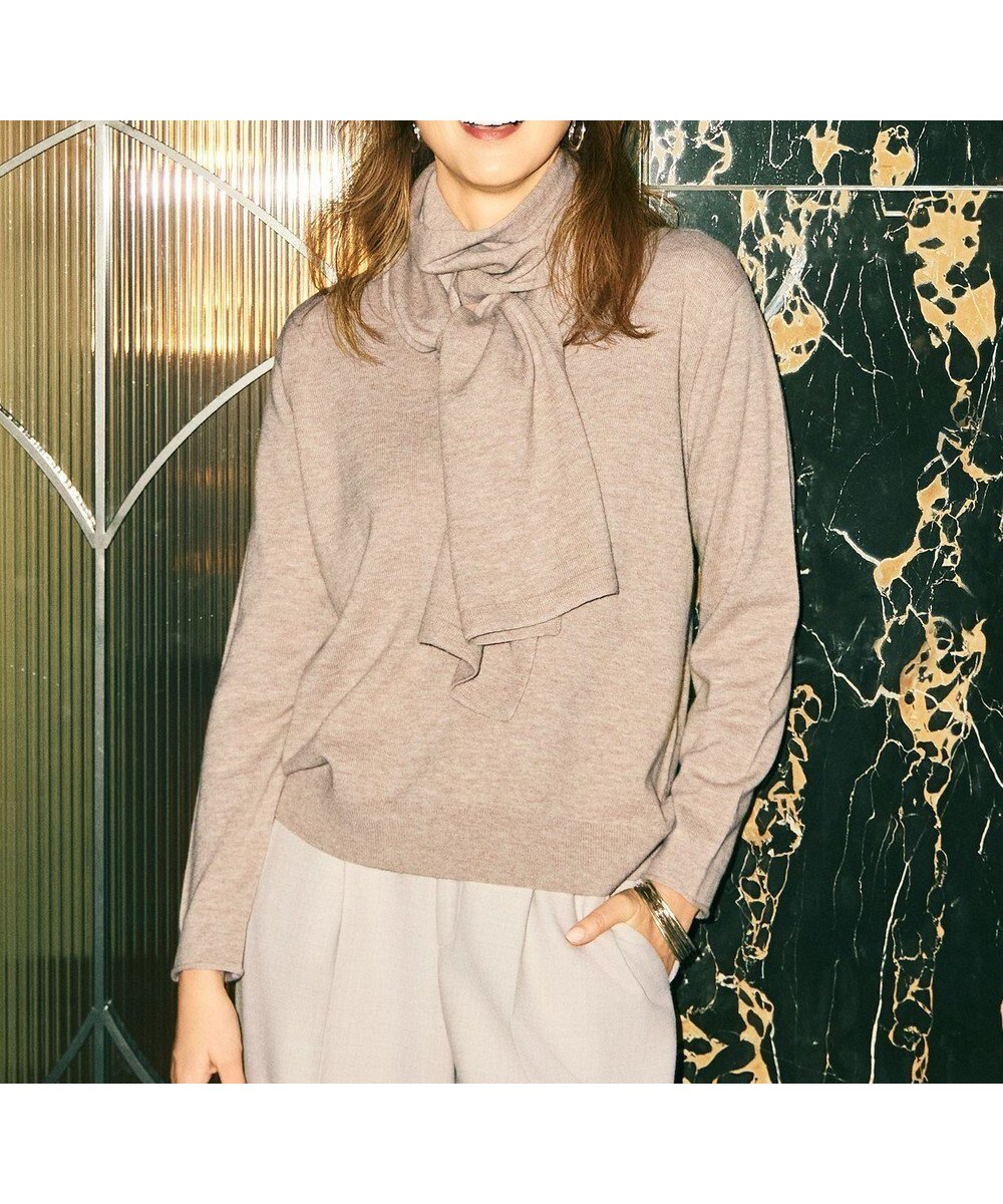 【自由区/JIYU-KU】の【SHIHOさん着用】ウールハイゲージVネック ニット インテリア・キッズ・メンズ・レディースファッション・服の通販 founy(ファニー) 　ファッション　Fashion　レディースファッション　Fashion for Women　トップス・カットソー　Cut & Sew Tops　ニット　Knit Tops & Sweaters　Vネックトップス　V-Neck Tops / V-Cut Neckline Shirts　おすすめ　Recommended / Our Picks　アンサンブル　Ensemble Set　シンプル　Simple, Minimal　ストール　Stole, Wrap　セーター　Sweater, Knitwear　ベスト　Vest, Waistcoat　エレガント 上品　Elegant　夏　Summer　春　Spring　S/S・春夏　SS, Spring/Summer, Warm Season　ベージュ|ID: prp329100004768407 ipo3291000000034606572