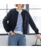 【23区/NIJYUSANKU】の【先行予約】コットンカシミヤ ポケット カーディガン 人気、トレンドファッション・服の通販 founy(ファニー) ファッション Fashion レディースファッション Fashion for Women トップス・カットソー Cut & Sew Tops カーディガン・羽織り Layered Style Cardigans イエロー Yellow 春 Spring カーディガン Cardigan, Knitwear デニム Denim, Jeans Material なめらか Smooth, Silky Texture ポケット Pocket, Pocket Detail ワイド Wide, Wide Fit S/S・春夏 SS, Spring/Summer, Warm Season 夏 Summer エレガント 上品 Elegant thumbnail ネイビー系|ID: prp329100004768427 ipo3291000000034536692