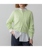 【23区/NIJYUSANKU】の【先行予約】コットンカシミヤ ポケット カーディガン 人気、トレンドファッション・服の通販 founy(ファニー) ファッション Fashion レディースファッション Fashion for Women トップス・カットソー Cut & Sew Tops カーディガン・羽織り Layered Style Cardigans イエロー Yellow 春 Spring カーディガン Cardigan, Knitwear デニム Denim, Jeans Material なめらか Smooth, Silky Texture ポケット Pocket, Pocket Detail ワイド Wide, Wide Fit S/S・春夏 SS, Spring/Summer, Warm Season 夏 Summer エレガント 上品 Elegant thumbnail ライトグリーン系|ID: prp329100004768427 ipo3291000000034536693