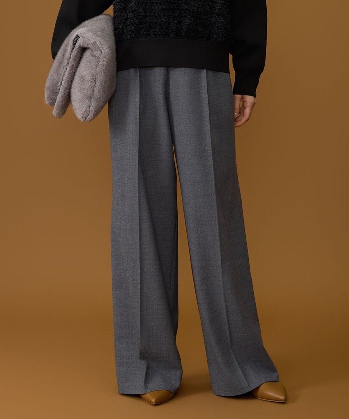 【自由区/JIYU-KU】のソフトウールブレンドワイド パンツ インテリア・キッズ・メンズ・レディースファッション・服の通販 founy(ファニー) https://founy.com/ ファッション Fashion レディースファッション Fashion for Women パンツ Pants & Trousers ウォーム Warm Fabric ストレッチ Stretch, Stretchy Fabric ポケット Pocket, Pocket Detail ワイド Wide, Wide Fit 夏 Summer 春 Spring S/S・春夏 SS, Spring/Summer, Warm Season |ID: prp329100004768429 ipo3291000000034536705