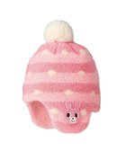 【ミキハウスホットビスケッツ/MIKI HOUSE HOT BISCUITS / KIDS】の【42-52cm】 ニット帽子(フード) ピンク|ID: prp329100004769295 ipo3291000000034544567
