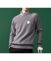 【23区 ゴルフ/23区GOLF / MEN】の裏地付きニットで温か【MEN】【蓄熱】ウールブレンド裏付 ニット 人気、トレンドファッション・服の通販 founy(ファニー) ファッション Fashion メンズファッション Fashion for Men トップス・カットソー Cut & Sew Tops ニット・セーター / 定番トップス Knit Tops & Sweaters アクリル Acrylic Material ゴルフ Golf シンプル Simple, Minimal スポーティ Sporty, Casual Athletic セーター Sweater, Knitwear 今季 This Season, Current Season 冬 Winter / This Winter 定番 Standard, Basic Item A/W・秋冬 Autumn/Winter |ID:prp329100004769316