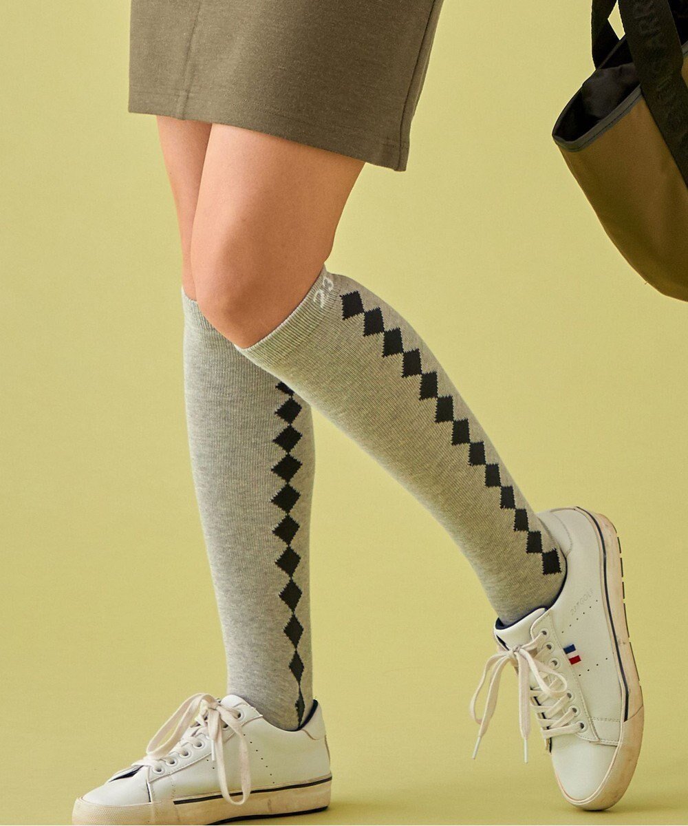 【23区 ゴルフ/NIJYUSANKU GOLF】の【WOMEN】アーガイルライン ハイソックス 人気、トレンドファッション・服の通販 founy(ファニー) 　ファッション　Fashion　レディースファッション　Fashion for Women　ソックス&靴下　Socks & Hosiery　レッグウェア・ストッキング　Legwear & Hosiery　クッション　Cushion, Throw Pillow　ソックス　Socks, Hosiery　抗菌　Antibacterial, Bacteria-Resistant　 other-1|ID: prp329100004769325 ipo3291000000034544787