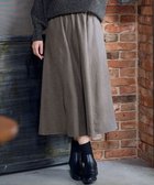 【エニー/ANY】の【ウエストゴム】スエードフレアスカート スレート|ID: prp329100004769330 ipo3291000000034544808