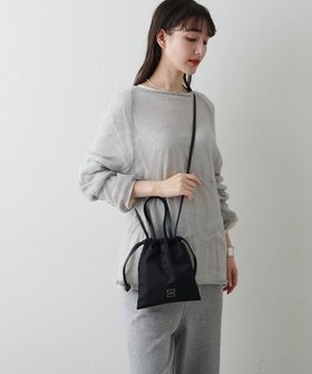 【イアクッチ/IACUCCI】 アーゴ 2WAYTOTE NYLON/CERVO人気、トレンドファッション・服の通販 founy(ファニー) ファッション Fashion レディースファッション Fashion for Women バッグ Bags エレガント 上品 Elegant コンパクト Compact, Small Size 巾着 Drawstring Bag, Kinchaku 人気 Popular, Best Seller フロント Front, Front Design ポーチ Pouch, Small Case メタル Metal, Metal Parts リップ Lip, Lip Motif ワンポイント One Point, Statement Accent 2026年 2026 |ID:prp329100004769334