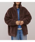 【アメリカンホリック/AMERICAN HOLIC】のスタンドカラーミニファーブルゾン Brown|ID: prp329100004769337 ipo3291000000034544828