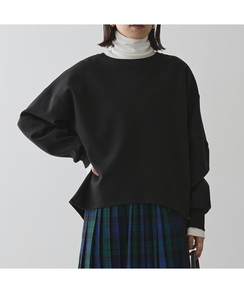 【アメリカンホリック/AMERICAN HOLIC】の【WEB限定】袖タックコクーンポンチプルオーバー インテリア・キッズ・メンズ・レディースファッション・服の通販 founy(ファニー) ファッション Fashion レディースファッション Fashion for Women トップス・カットソー Cut & Sew Tops レディースパーカー・カジュアルフーディー Casual Hoodies & Sweatshirts カジュアルプルオーバー・ニットトップス Pullovers & Knit Tops / Casual Pullovers スウェット・クルーネックトップス Sweatshirts & Crewnecks / Relaxed Fit Sweat Tops アメリカン American Style シンプル Simple, Minimal スウェット / スエット Sweatshirt, Sweatwear スタイリッシュ Stylish, Fashionable フェミニン Feminine, Girly ポケット Pocket, Pocket Detail A/W・秋冬 Autumn/Winter おすすめ Recommended / Our Picks Black|ID: prp329100004769338 ipo3291000000034544831