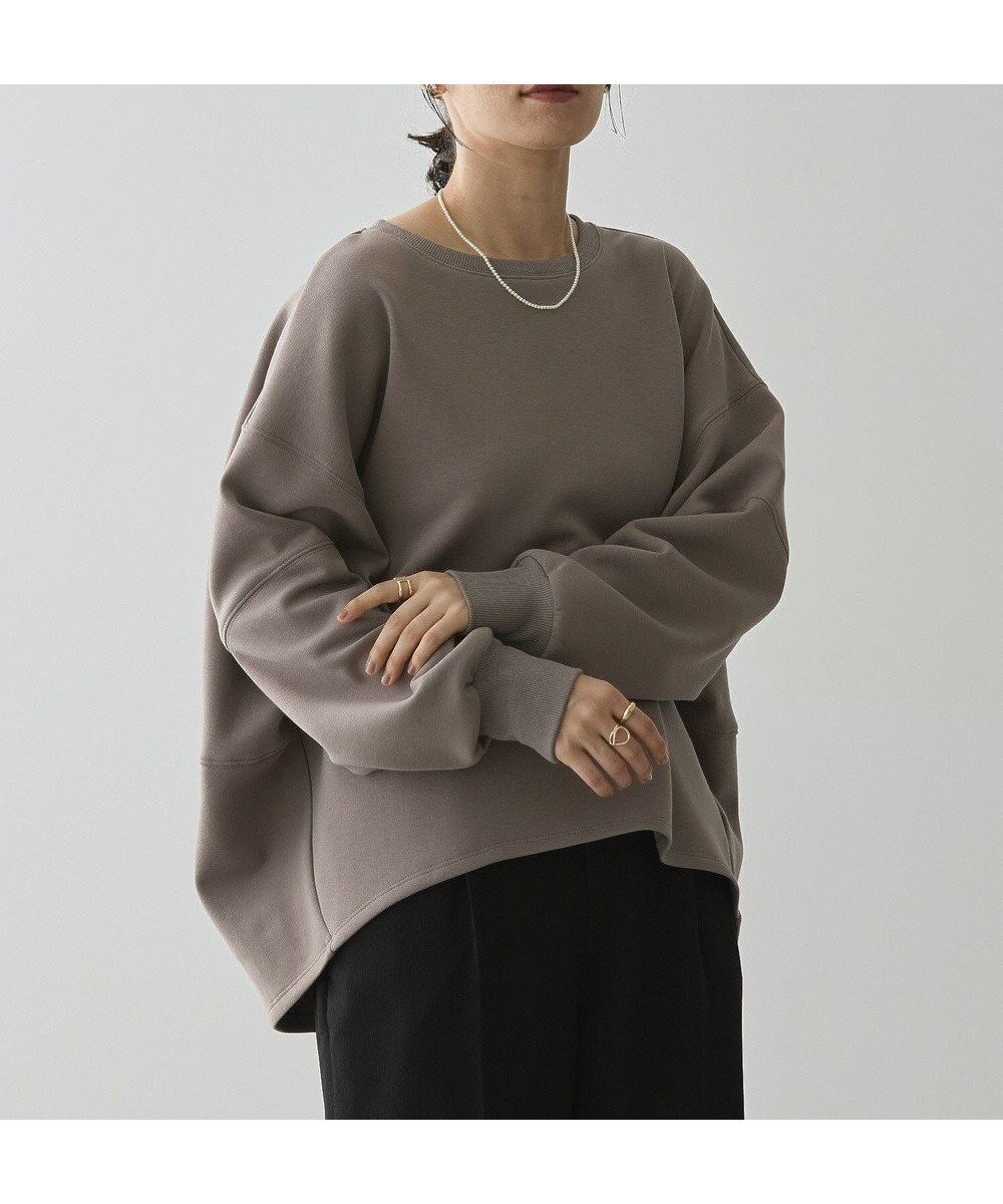 【アメリカンホリック/AMERICAN HOLIC】の【WEB限定】袖タックコクーンポンチプルオーバー インテリア・キッズ・メンズ・レディースファッション・服の通販 founy(ファニー) ファッション Fashion レディースファッション Fashion for Women トップス・カットソー Cut & Sew Tops レディースパーカー・カジュアルフーディー Casual Hoodies & Sweatshirts カジュアルプルオーバー・ニットトップス Pullovers & Knit Tops / Casual Pullovers スウェット・クルーネックトップス Sweatshirts & Crewnecks / Relaxed Fit Sweat Tops アメリカン American Style シンプル Simple, Minimal スウェット / スエット Sweatshirt, Sweatwear スタイリッシュ Stylish, Fashionable フェミニン Feminine, Girly ポケット Pocket, Pocket Detail A/W・秋冬 Autumn/Winter おすすめ Recommended / Our Picks Mocha|ID: prp329100004769338 ipo3291000000034544832