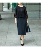 【自由区/JIYU-KU】の【カタログ掲載】トリアセダブルクロスレース ワンピース ネイビー|ID: prp329100004769343 ipo3291000000034606546