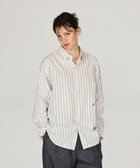 【リノ/LENO】のREGULAR COLLAR SHIRTS 《UNISEX》 レギュラーカラーシャツ WHITE STRIPE|ID: prp329100004769349 ipo3291000000034544867