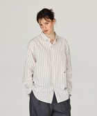 【リノ/LENO】のREGULAR COLLAR SHIRTS 《UNISEX》 レギュラーカラーシャツ WHITE STRIPE|ID: prp329100004769349 ipo3291000000034846586
