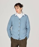 【リノ/LENO】のBRUSHED CARDIGAN へアリーニットカーディガン BLUE|ID: prp329100004769350 ipo3291000000034544871