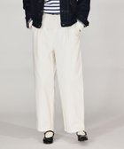【リノ/LENO】のONE FOWARD PLEATS CHINO TROUSERS ワンタックチノパンツ 人気、トレンドファッション・服の通販 founy(ファニー) ファッション Fashion レディースファッション Fashion for Women パンツ Pants & Trousers ジャケット Jacket, Outerwear ストレート Straight, Straight Cut デニム Denim, Jeans Material パターン Pattern, Design Print プリーツ Pleats, Pleated 冬 Winter / This Winter A/W・秋冬 Autumn/Winter S/S・春夏 SS, Spring/Summer, Warm Season 夏 Summer thumbnail WHITE|ID: prp329100004769351 ipo3291000000034544873