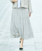 【自由区/JIYU-KU】の【カタログ掲載・セットアップ対応】ライトサテンプリーツ スカートⅡ ベージュ×ブラック|ID: prp329100004769354 ipo3291000000034606548