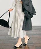 【自由区/JIYU-KU】の【カタログ掲載・セットアップ対応】ライトサテンプリーツ スカートⅡ ベージュ×ブラック|ID: prp329100004769354 ipo3291000000035314262