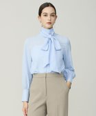 【アイシービー/iCB】の【先行予約】セルロースシルクビエラ ボウタイ付きブラウス サックスブルー|ID: prp329100004769356 ipo3291000000034544890